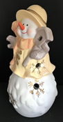 snowman tea light 949-715-0308